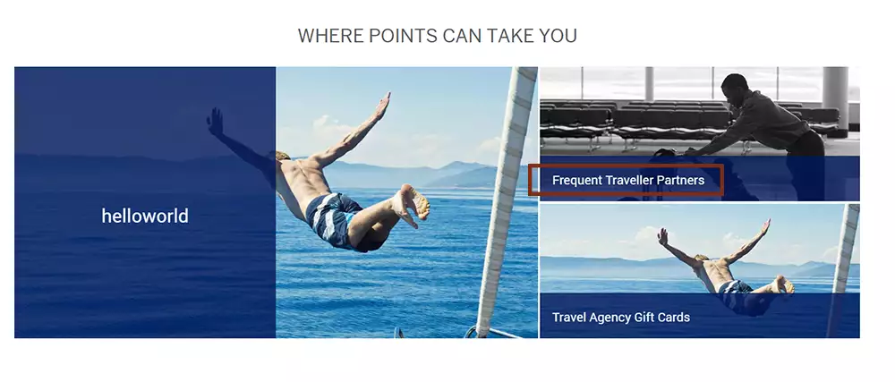 Amex dashboard frequent traveller partners