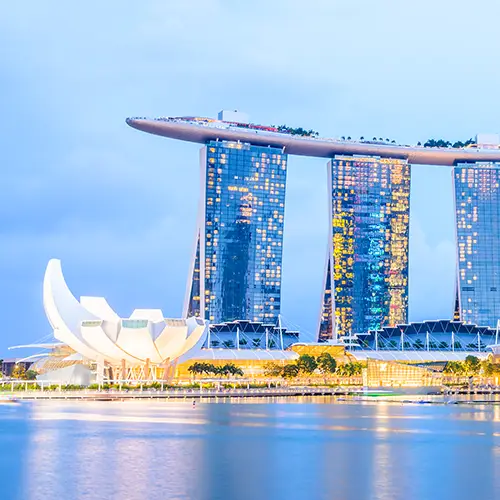 Find reward flights to Singapore