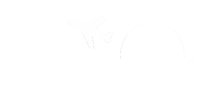 white plane flying icon