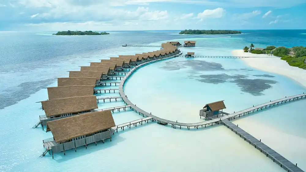 como cocoa island maldives aerial view